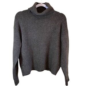 H&M  Brown/Bottle Green Roll Neck Sweater - Small (Oversized/Medium fit)